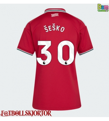 Manchester United Benjamin Sesko #30 Hemmatröja Dam 2026-27 Kortärmad